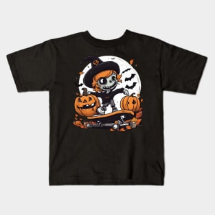 Halloween Skater Kids T-Shirt